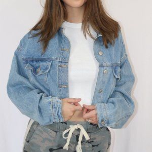 Cropped Denim Jacket